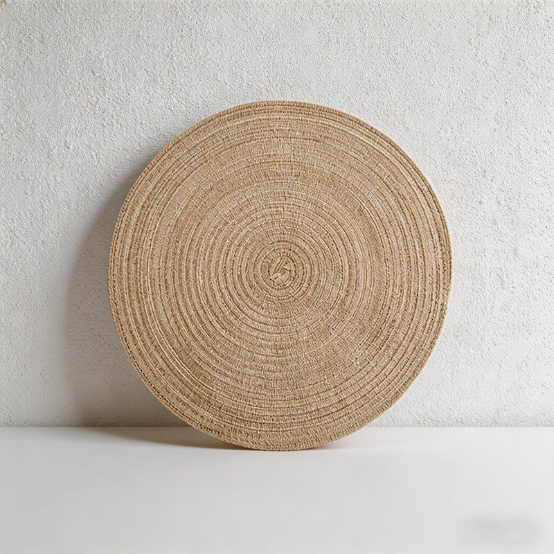 CouldNook Nordic Braided Cotton Placemat & Coaster - Heat Resistant Table Mat