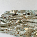 CouldNook 100% Cotton Crinkle Muslin Blanket - Kawaii Bear Baby-Safe Throw