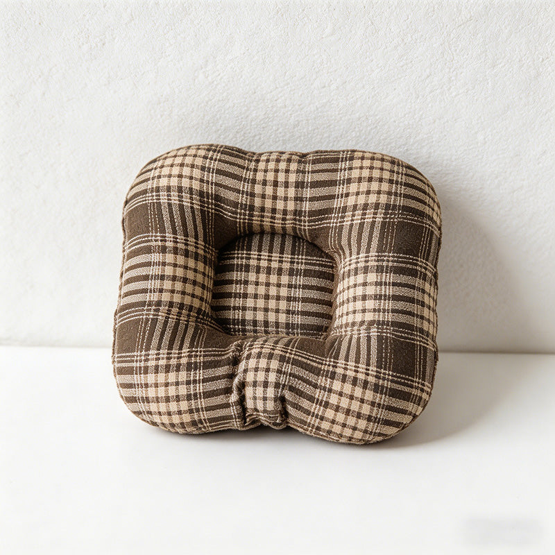 CouldNook Padded Cotton Plaid Coaster - Korean INS Style Mug & Teapot Mat
