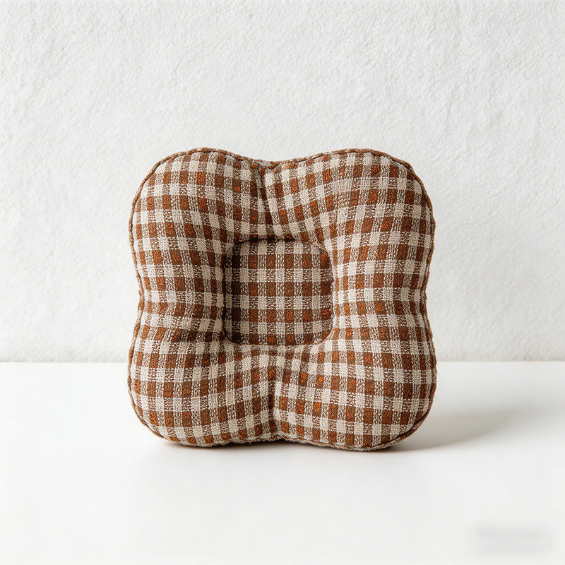 CouldNook Padded Cotton Plaid Coaster - Korean INS Style Mug & Teapot Mat