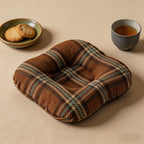 CouldNook Padded Cotton Plaid Coaster - Korean INS Style Mug & Teapot Mat