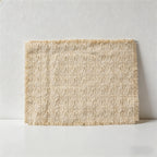 CouldNook Rustic Woven Cotton Fringed Coaster & Placemat - French Country Style