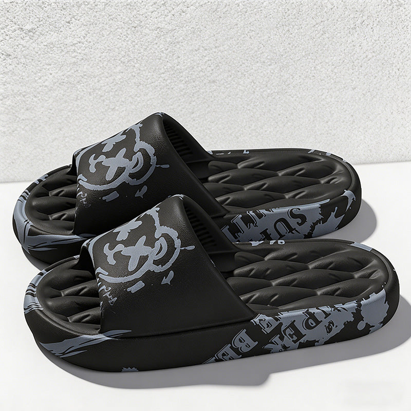 CouldNook Kawaii Cartoon EVA Cloud Slippers - 3cm Ultra-Thick Cushioned Indoor Slides