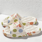 CouldNook Kawaii Cartoon EVA Cloud Slippers - 3cm Ultra-Thick Cushioned Indoor Slides