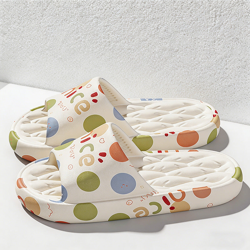 CouldNook Kawaii Cartoon EVA Cloud Slippers - 3cm Ultra-Thick Cushioned Indoor Slides