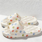 CouldNook Kawaii Cartoon EVA Cloud Slippers - 3cm Ultra-Thick Cushioned Indoor Slides