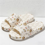 CouldNook Kawaii Cartoon EVA Cloud Slippers - 3cm Ultra-Thick Cushioned Indoor Slides