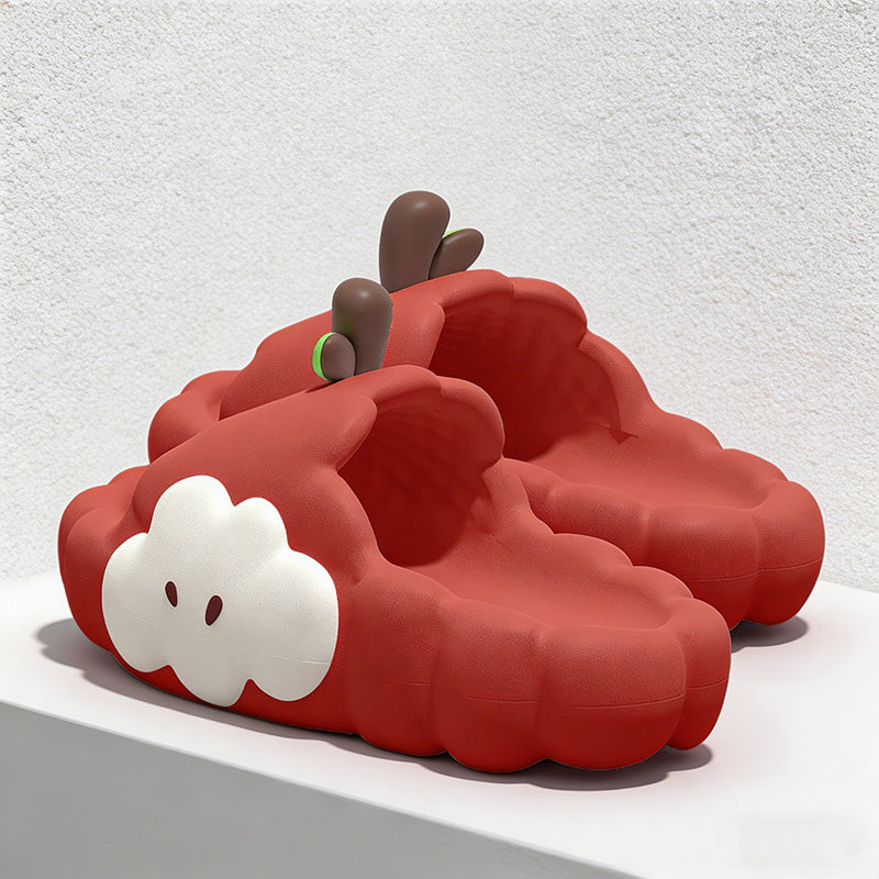 CouldNook Kawaii 3D Cloud Slippers - Chunky EVA Bubble Slides