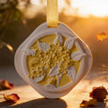 CouldNook Scented Plaster Tablet-3D Floral Relief Wardrobe Pendant