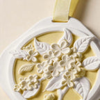 CouldNook Scented Plaster Tablet-3D Floral Relief Wardrobe Pendant