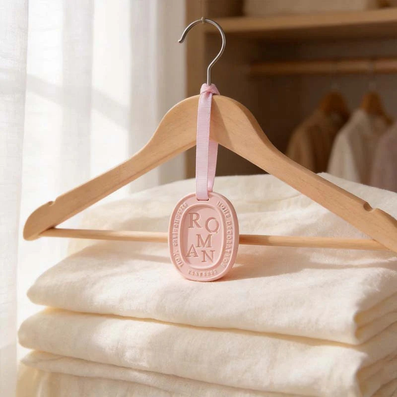 CouldNook Scented Plaster Tablet - Minimalist Oval Wardrobe Pendant