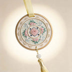 CouldNook Scented Plaster Tablet - Chinese Style Floral Tassel Pendant