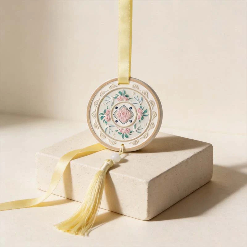 CouldNook Scented Plaster Tablet - Chinese Style Floral Tassel Pendant