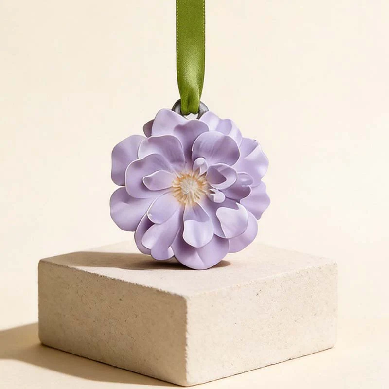 CouldNook Scented Plaster Tablet - 3D Begonia Flower Relief Pendant