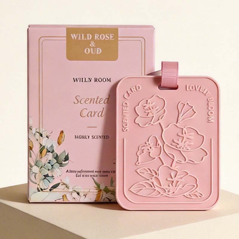 CouldNook Luxury Embossed Floral Scented Card - Wardrobe & Car Air Freshener