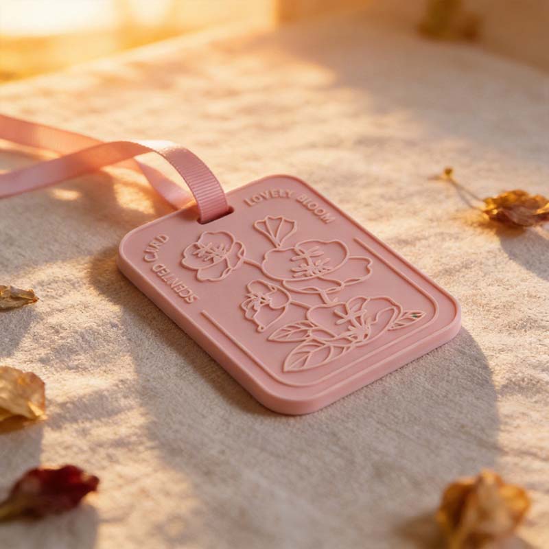 CouldNook Luxury Embossed Floral Scented Card - Wardrobe & Car Air Freshener