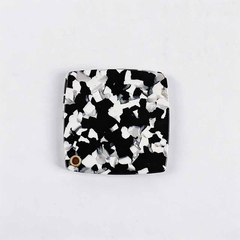 CouldNook Acetate Square Folding Compact Mirror - Portable Anti-Static Travel Mirror