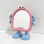 CouldNook Cute Big Eyes Cartoon Vanity Mirror - Desktop Full-Screen Makeup Mirror