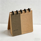 CouldNook Mini Square Discbound Notebook - Vintage Kraft Paper Pocket Journal (48K)