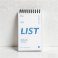 CouldNook Minimalist Spiral To-Do List Notepad - Daily Planner & Habit Tracker
