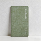 CouldNook Faux Leather Daily Planner - Textured PU Pocket To-Do List Journal