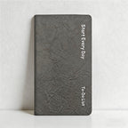 CouldNook Faux Leather Daily Planner - Textured PU Pocket To-Do List Journal