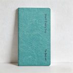 CouldNook Faux Leather Daily Planner - Textured PU Pocket To-Do List Journal
