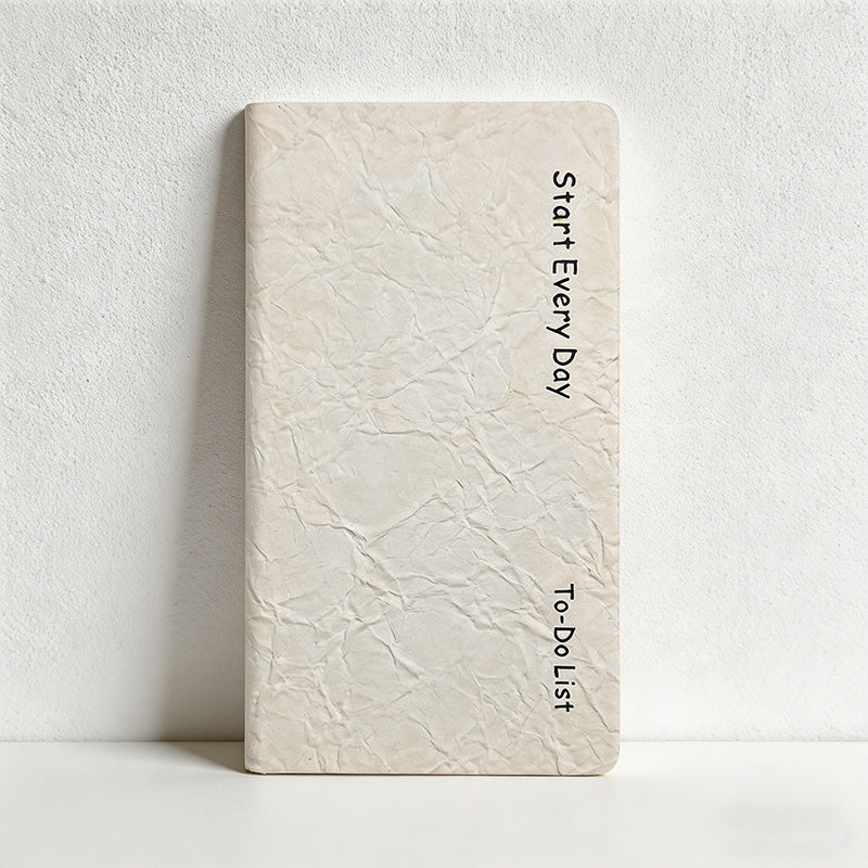 CouldNook Faux Leather Daily Planner - Textured PU Pocket To-Do List Journal