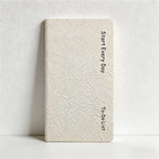 CouldNook Faux Leather Daily Planner - Textured PU Pocket To-Do List Journal