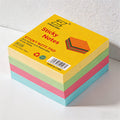 CouldNook Mega Thick 400-Sheet Sticky Note Cube - 4-in-1 Colorful 3x3 Memo Pad