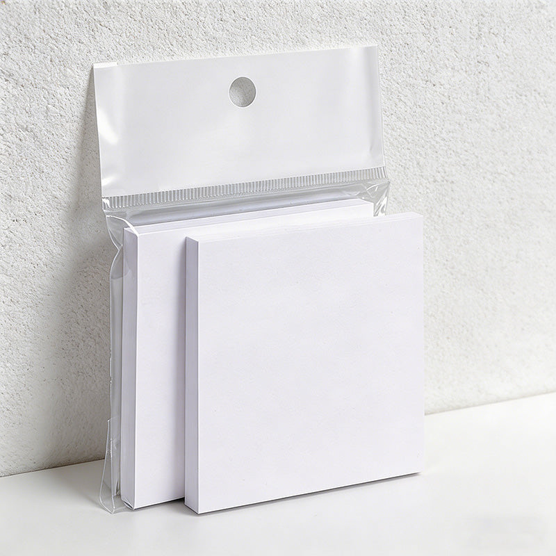 CouldNook Minimalist 3x3 Sticky Notes - Grid, Lined & Blank Memo Pad