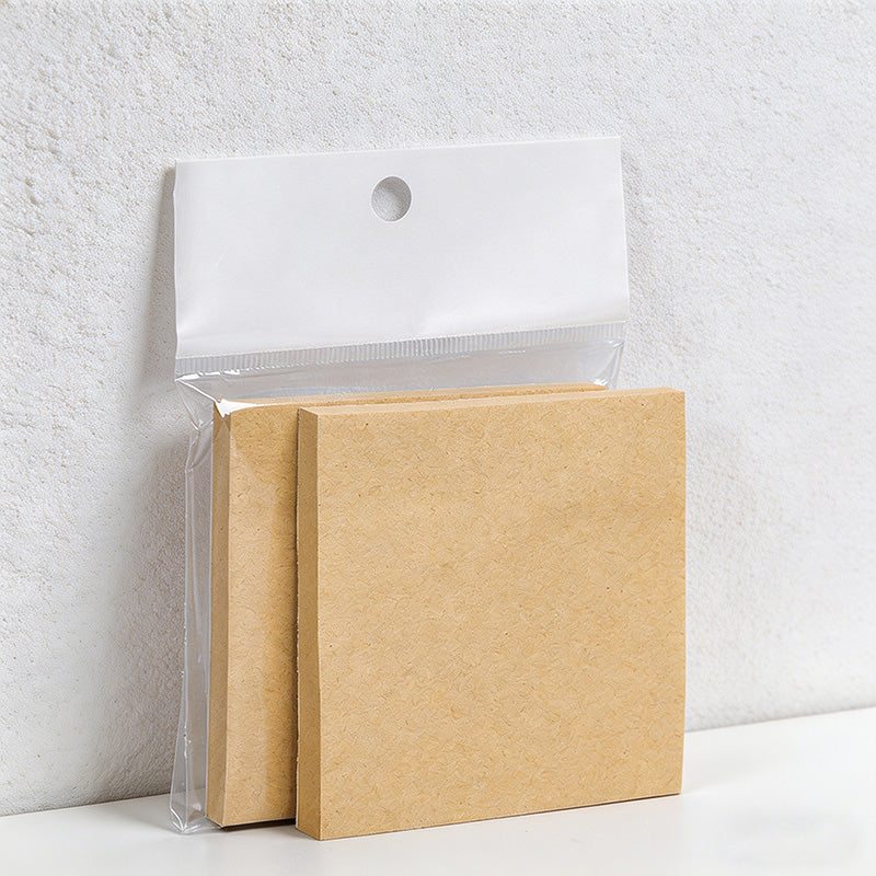 CouldNook Minimalist 3x3 Sticky Notes - Grid, Lined & Blank Memo Pad
