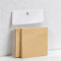 CouldNook Minimalist 3x3 Sticky Notes - Grid, Lined & Blank Memo Pad