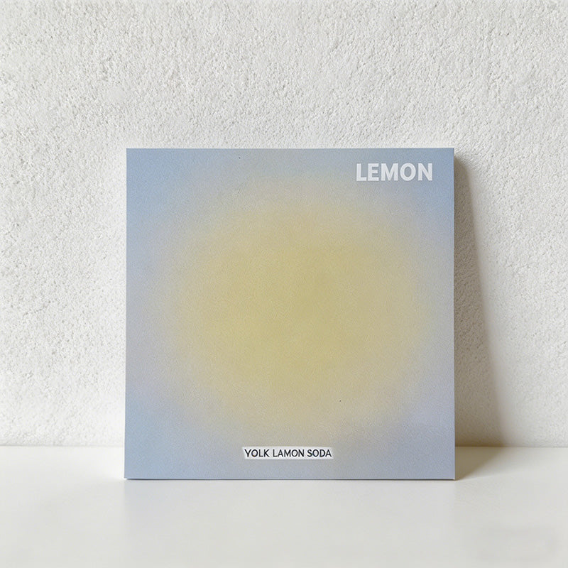 CouldNook Aesthetic Ombre Sticky Notes - Summer Gradient Halo Memo Pad