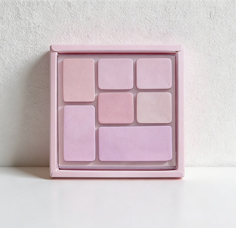 CouldNook "Starlight Coral" Mini Sticky Note Palette - Aesthetic Pastel Memo Pad Set