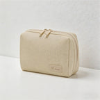 CouldNook Eco-Friendly RPET Makeup Bag - Minimalist Textured Travel Toiletry Pouch