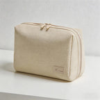 CouldNook Eco-Friendly RPET Makeup Bag - Minimalist Textured Travel Toiletry Pouch