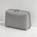 CouldNook Eco-Friendly RPET Makeup Bag - Minimalist Textured Travel Toiletry Pouch