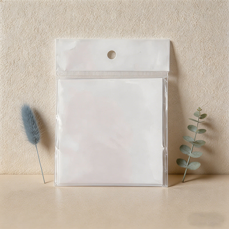 CouldNook Clear Transparent Sticky Notes - Waterproof PET See-Through Memo Pad