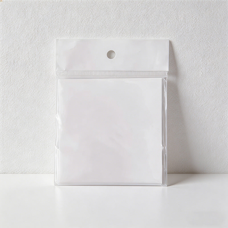 CouldNook Clear Transparent Sticky Notes - Waterproof PET See-Through Memo Pad