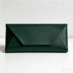 CouldNook Vintage PU Leather Glasses Case - Elegant Envelope Sunglasses Protector