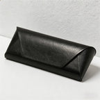 CouldNook Vintage PU Leather Glasses Case - Elegant Envelope Sunglasses Protector