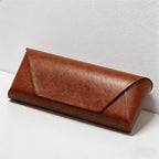 CouldNook Vintage PU Leather Glasses Case - Elegant Envelope Sunglasses Protector