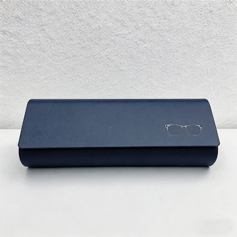 CouldNook Minimalist PU Leather Glasses Case - Slim Hard-Shell Eyewear Protector