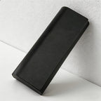 CouldNook Minimalist PU Leather Glasses Case - Slim Hard-Shell Eyewear Protector