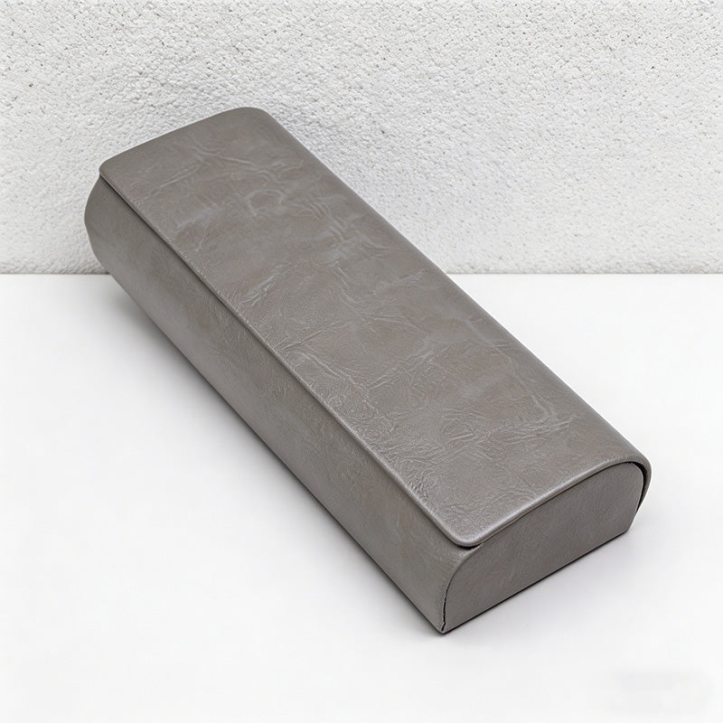 CouldNook Minimalist PU Leather Glasses Case - Slim Hard-Shell Eyewear Protector