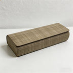 CouldNook Minimalist PU Leather Glasses Case - Slim Hard-Shell Eyewear Protector