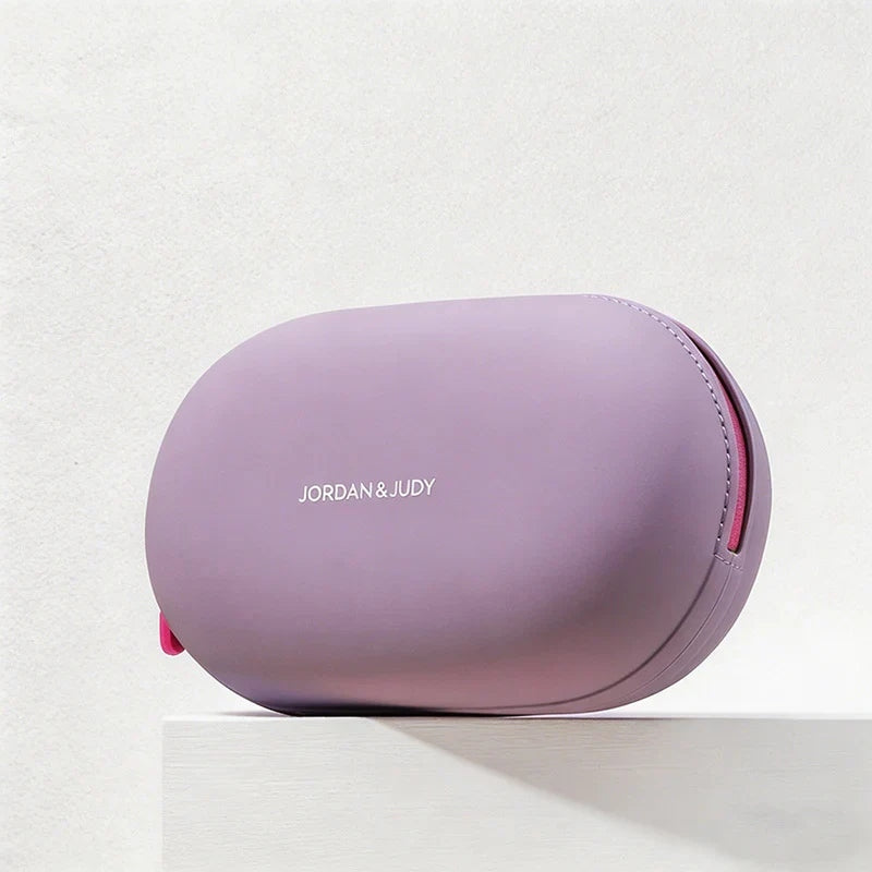 CouldNook Minimalist Silicone Makeup Bag - Waterproof Travel Toiletry Pouch