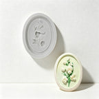 CouldNook 3D Floral Relief Pendant Silicone Mold - DIY Aromatherapy Wax & Plaster