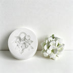 CouldNook 3D Floral Relief Pendant Silicone Mold - DIY Aromatherapy Wax & Plaster